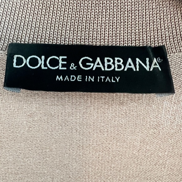 🤍 Dolce & Gabbana Nude Pink Light Cardigan 🤍 - Picture 4 of 5